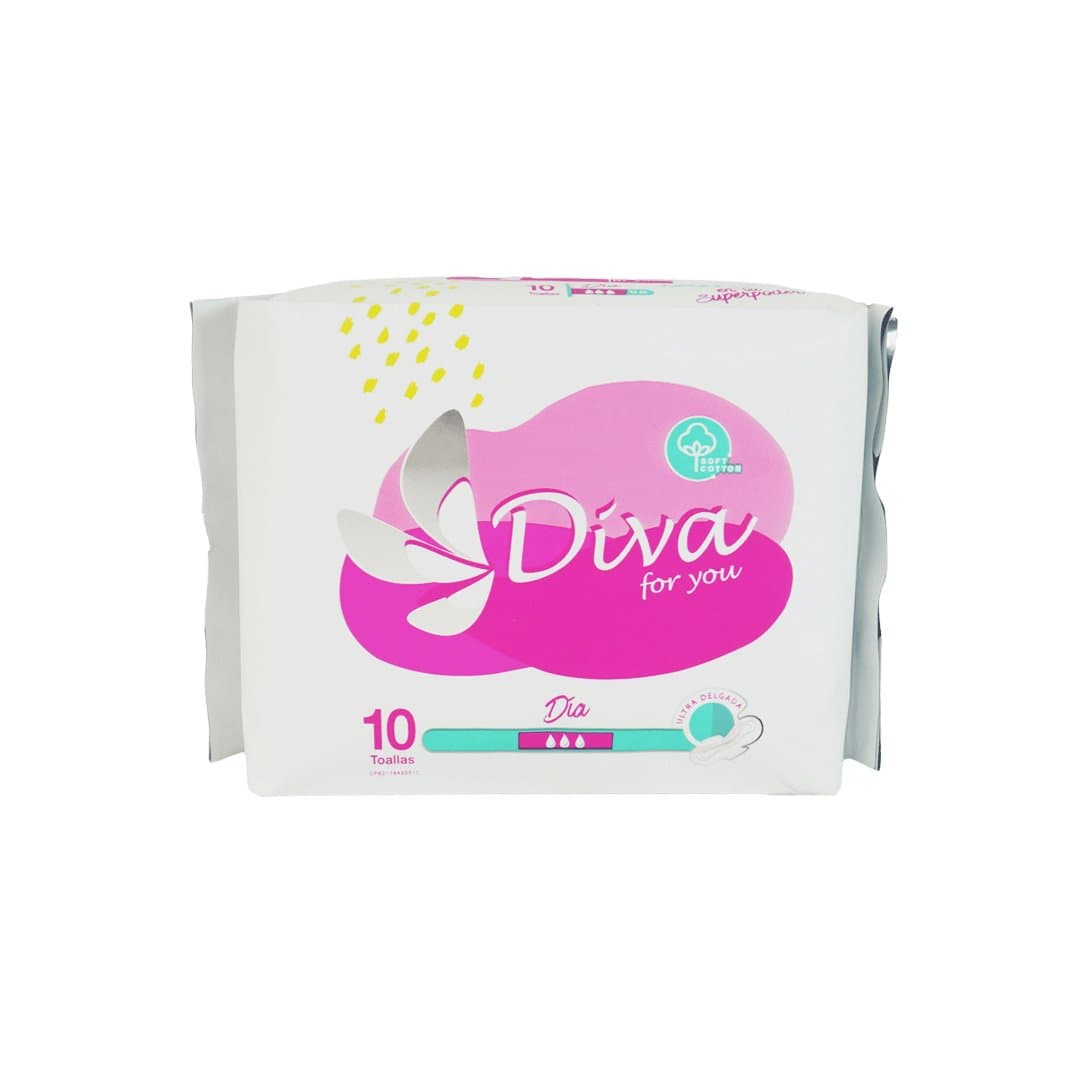 TOALLAS SANITARIAS  ULTRA DELGADA CON ALAS DIVA 10UND foto