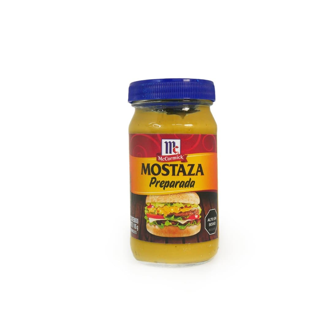 MOSTAZA PREPARADA MC CORMICK 185GR foto