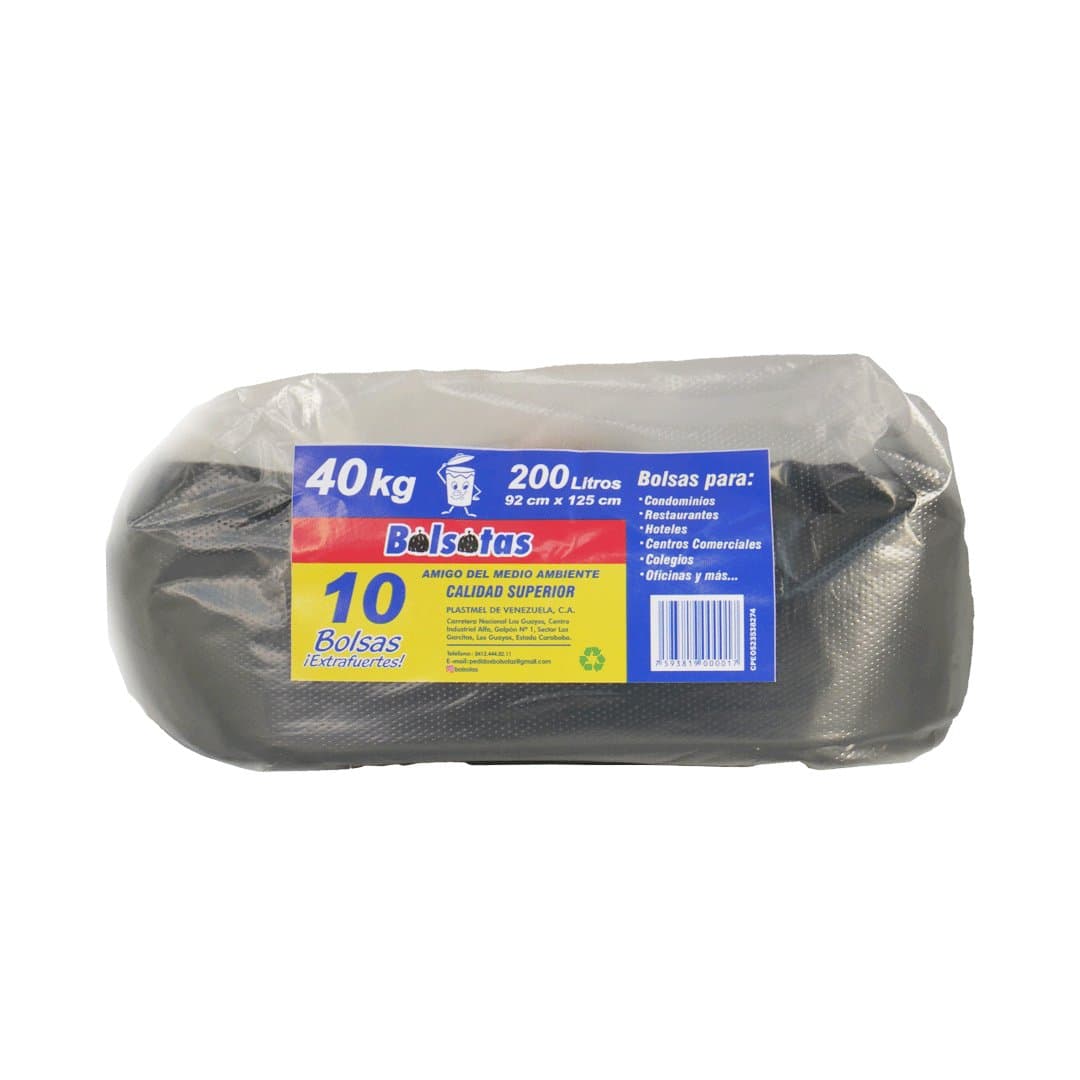 BOLSAS DE BASURA 200L BOLSOTAS 10 UND foto